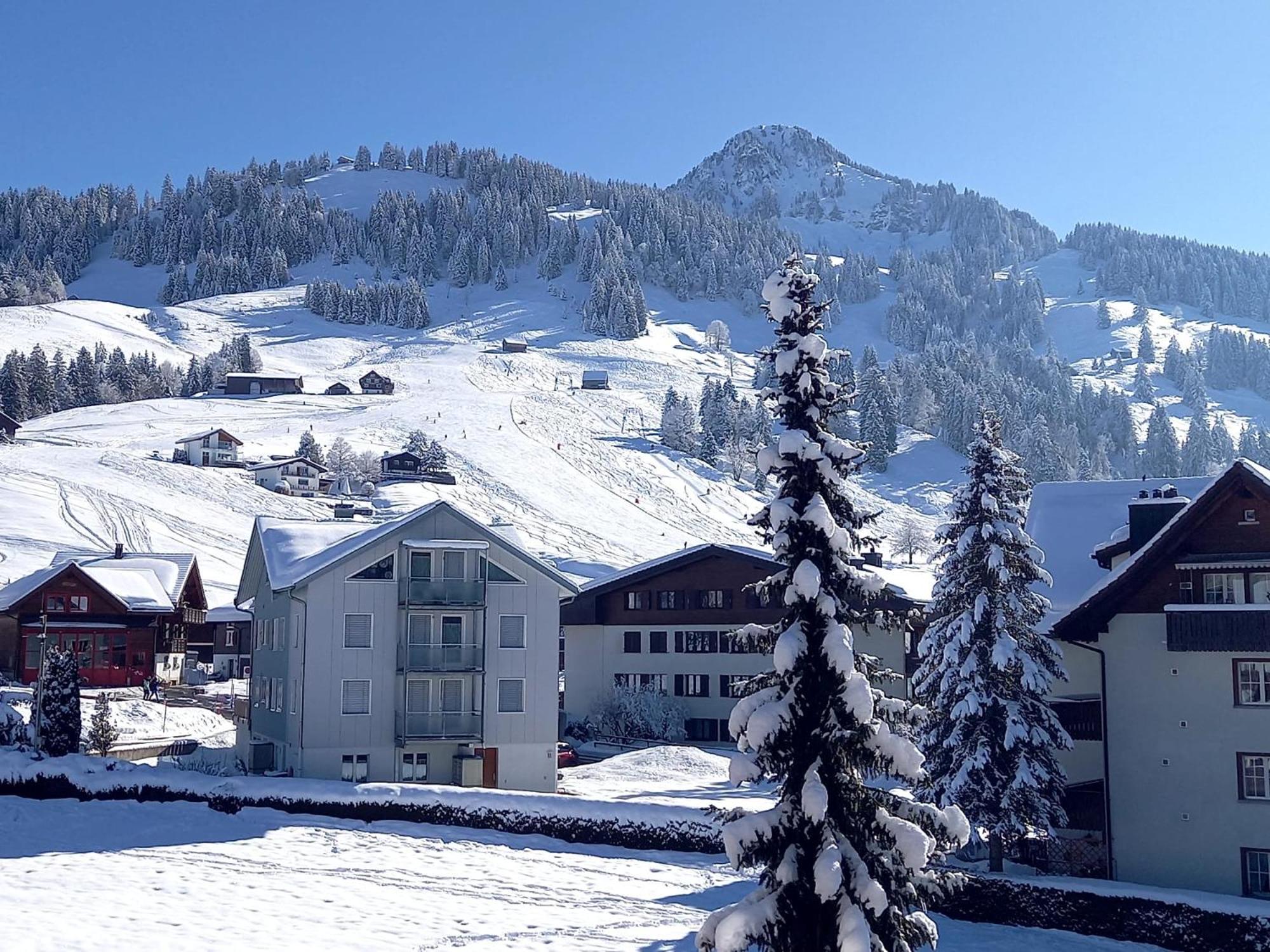 Ferienwohnung Hüslermatte 1 Oberiberg Exterior foto